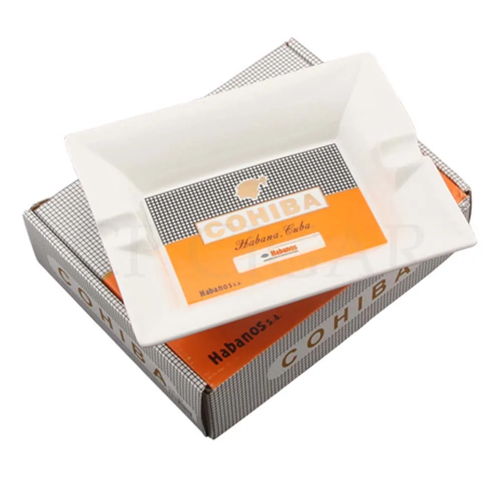 COHIBA пепельницы для сигар Большая Керамическая домашняя пепельница сигарет