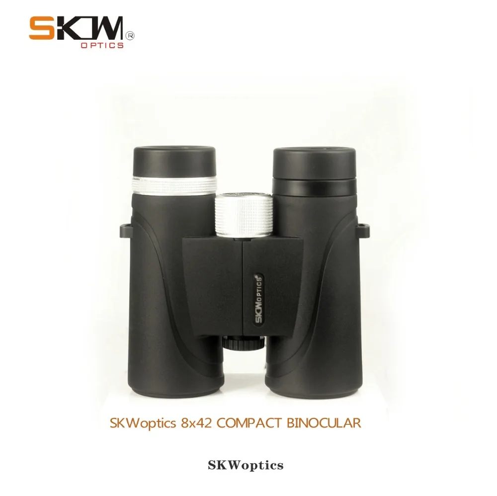 SKWoptics Sniper 8x42 компактный бинокль наблюдение за птицами, охота фазы покрытием Водонепроницаемый Bak4, Fogproof