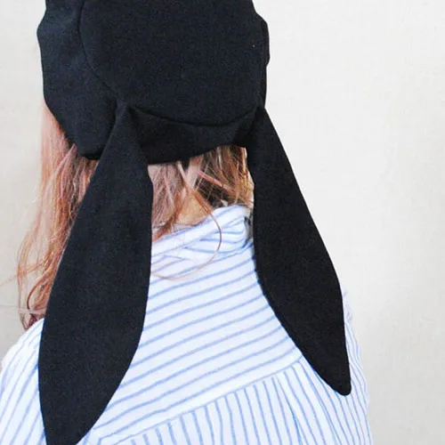 

шапка Soft hat beret female sweet black painter cap
