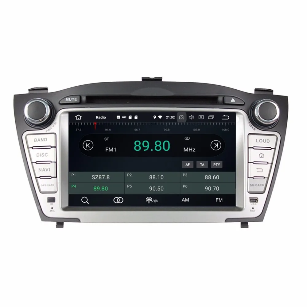 Восьмиядерный 7 'Ǝ ядер Android 9 0 автомобильный Радио dvd плеер GPS для Hyundai TUCSON IX35 2009