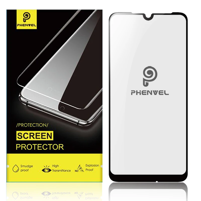 Для Xiaomi Redmi 7 защитная пленка для экрана Phenvel Анти-взрыв Закаленное стекло пленка для Redmi Note 7 Pro Полное покрытие защитное стекло
