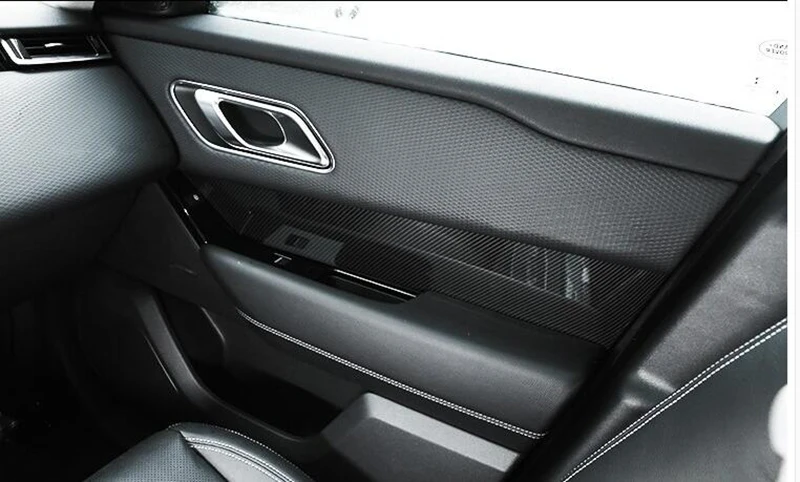 4 шт. декоративные панели из углеродного волокна для салона автомобиля Land Rover Range