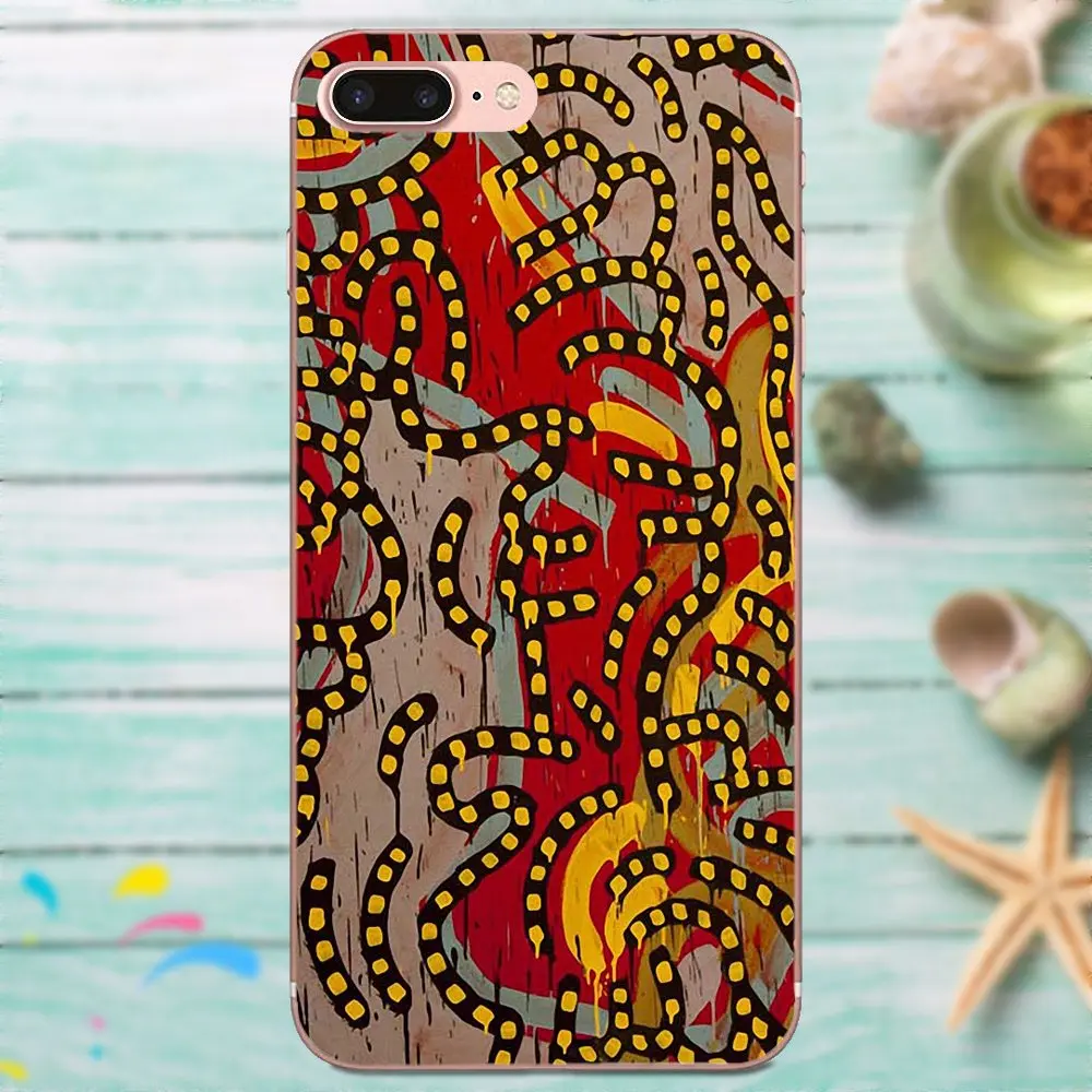 Мягкие чехлы для телефонов Keith Haring Art Для Galaxy Alpha Core Note 2 3 4 S2 A10 A20 A20E A30 A40 A50 A60 A70 M10 M20