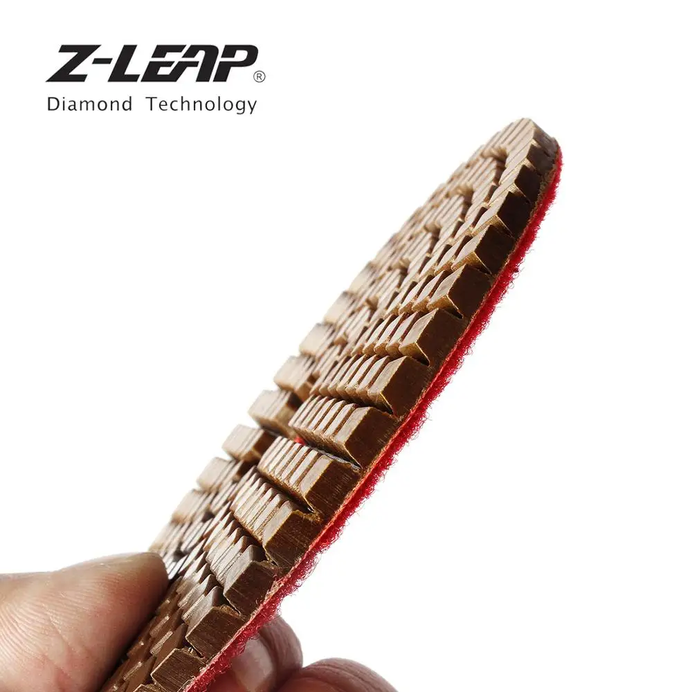Z-LEAP 4 шт. дюйма Алмазные полировочные колодки 100 Камень кварцевый мм гранит