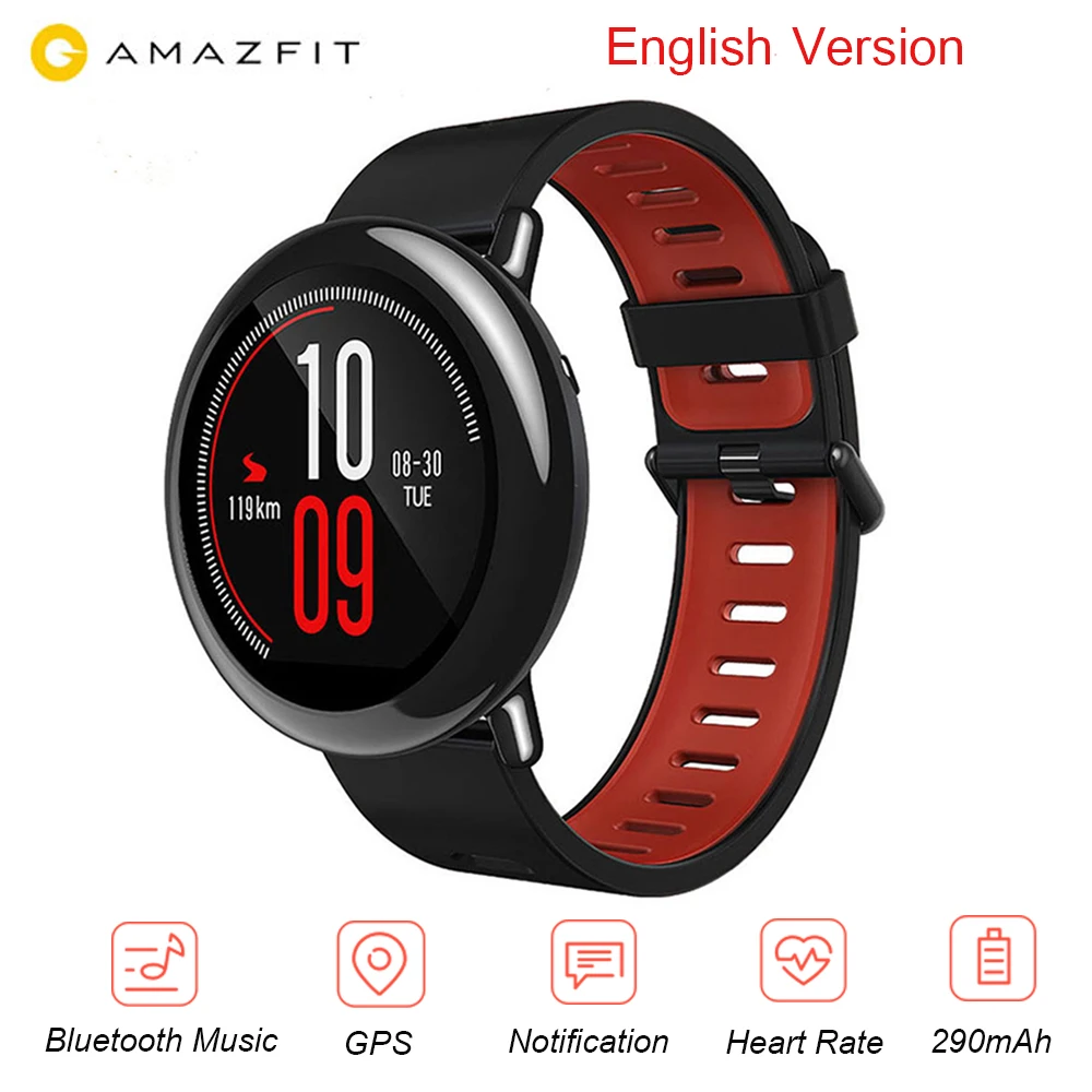 Huami AMAZFIT Смарт-часы Pace спортивный монитор сердечного ритма gps Bluetooth 4 0 Smartwatch