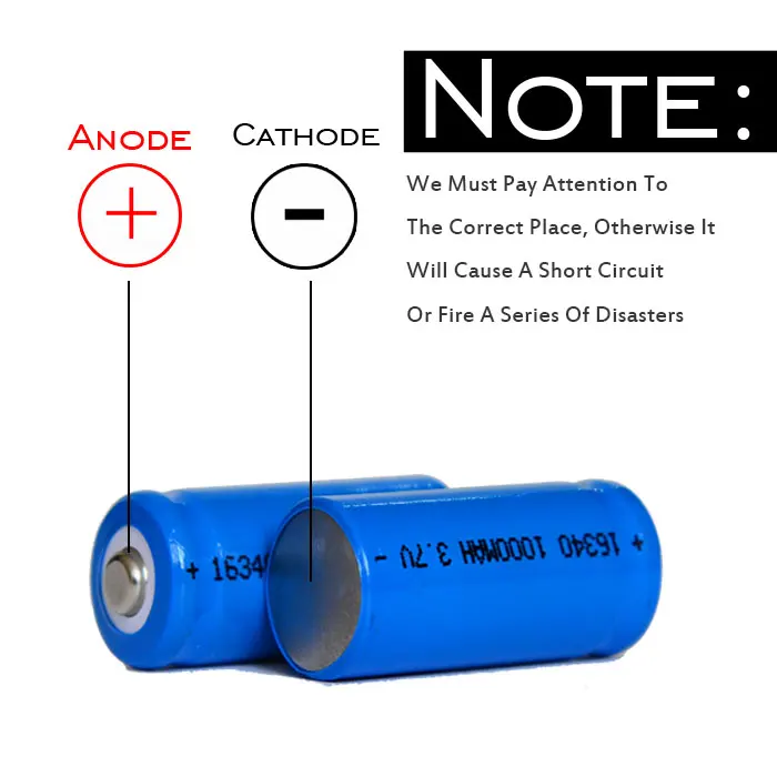4Pcs/lot Freeshipping Neutral Rechargeable 16340 3.7V 1000mah Li-ion Battery CR 123A Lithium | Электроника