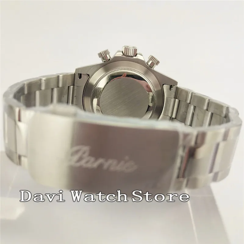 39 мм серебристый ремешок новый продукт мужские кварцевые часы с датчиком