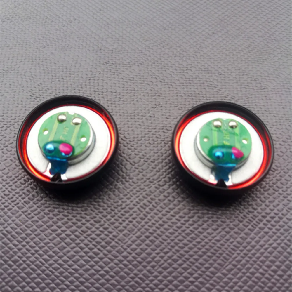 Фото 1 Pair 15.4mm 500ohm Flat Head Earbuds Speaker High Impedance Diy MX500 Driver Unit Graphene Speaker unit Earphone Accessories №4