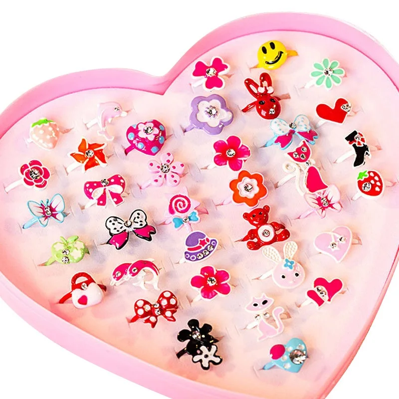 Кольца в виде цветов и животных 10 шт./лот|sweet ring|finger ringdesigner ring |
