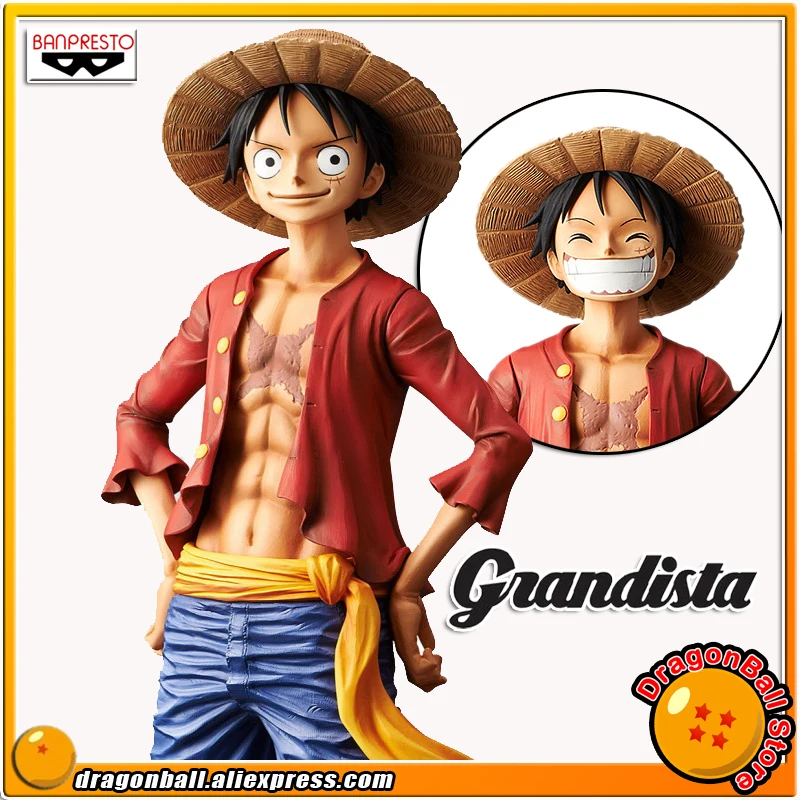 日本アニメ ワンピース オリジナルバンプレスト Grandista Grandline 男性コレクションフィギュア D ルフィ Leather Bag