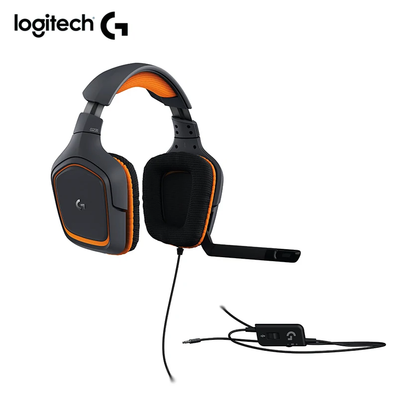 Логитек Оригинал G231 PRODIGY Стерео Игровые наушники с шумоподавлением микрофон