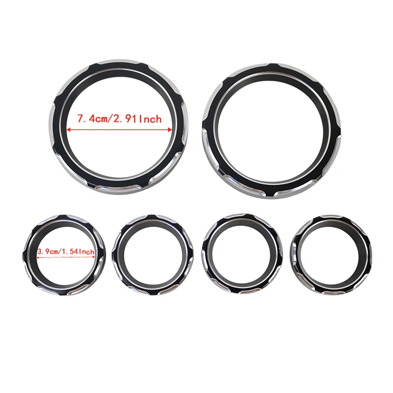 Мотоциклетная панель для инструментов 4 &quotСпидометр 2&quot набор колец Harley Electra Glide