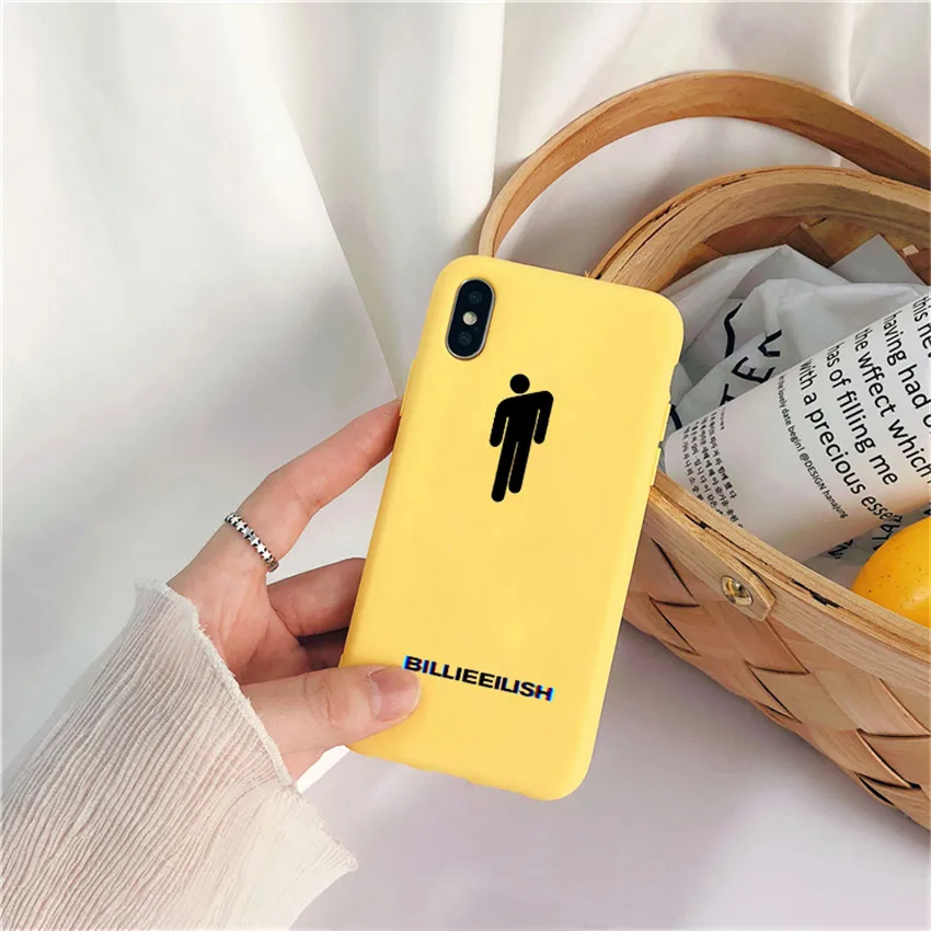 20144 Billie eilish чехол для телефона с логотипом для iPhone X 7 Plus XS 10 чехол TPU силиконовый чехол для телефона для iPhone 6S 8 6 Plus XS Max чехол - Цвет: 20144