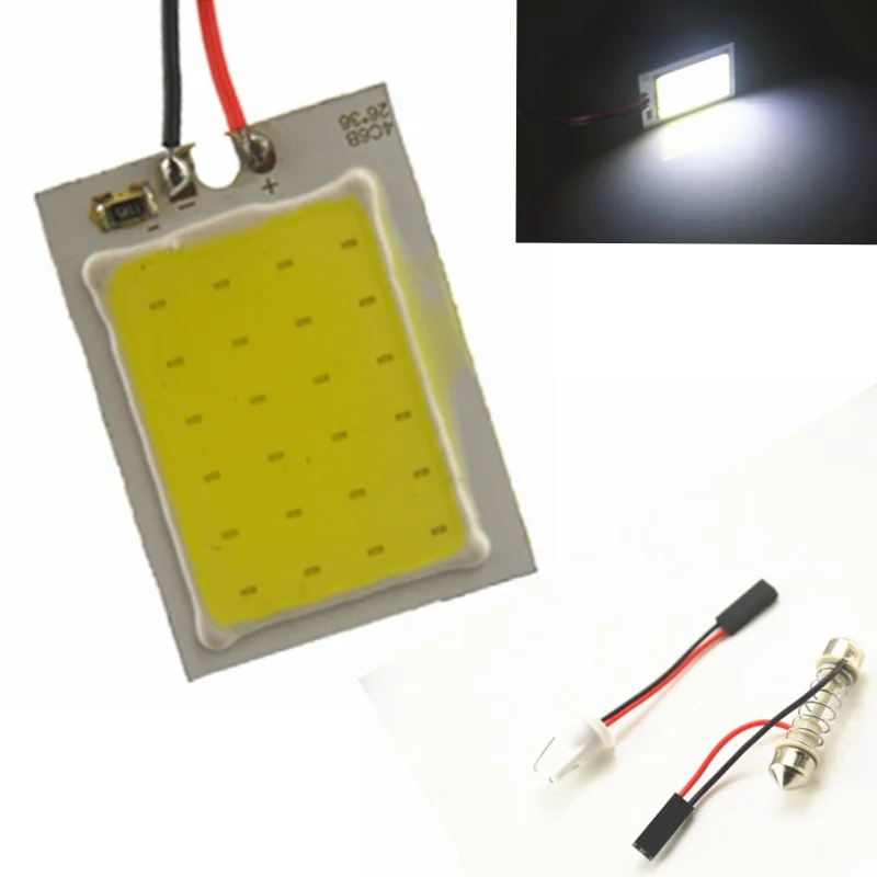 1 шт. Автомобильный светодиодный T10 8 Вт w5w c5w COB 24 Smd СВЕТОДИОДНЫЙ интерьерный