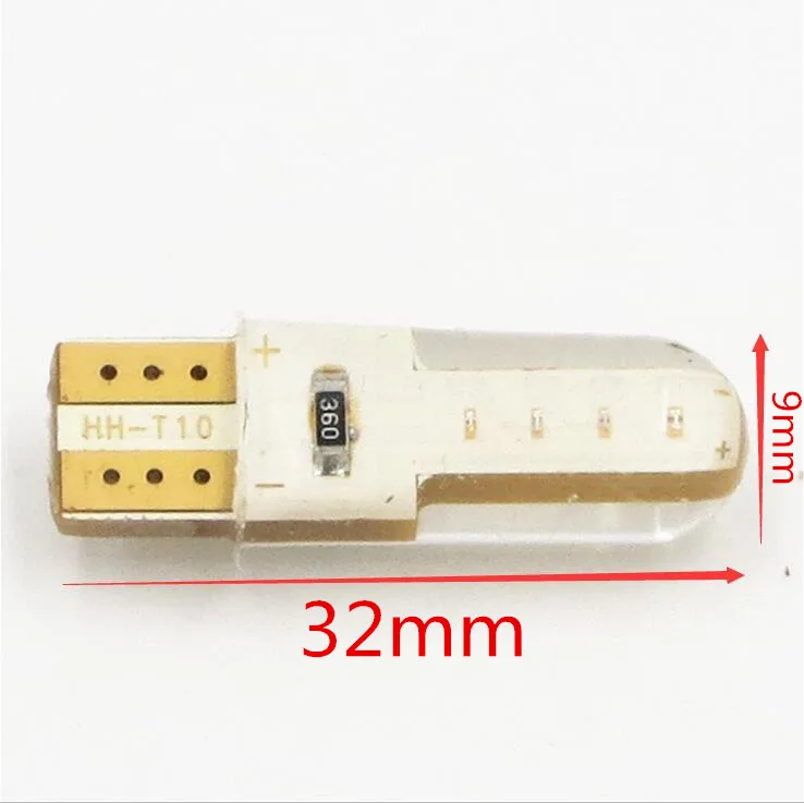 12V W5W T10 COB 194 светодиодный светильник для Чтения номерного знака Canbus Белый