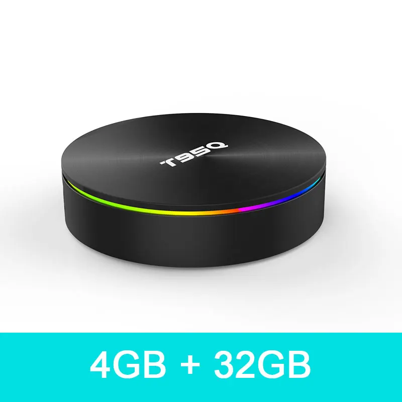 T95Q Android 9,0 ТВ приставка 4 ГБ 32 ГБ Amlogic S905X2 четырехъядерный 2,4/5,8G Wifi BT4.1 100M 4K медиаплеер 4 Гб 64 ГБ Android Смарт ТВ приставка - Цвет: 4G32G