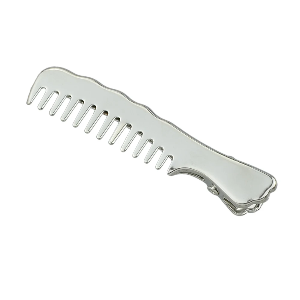Feelontop Minimalist Style Hair Jewelry Gold Color Silver Hairpins Comb Shape Accessories for Women Accessories|hair jewelry|hairpin combhair comb