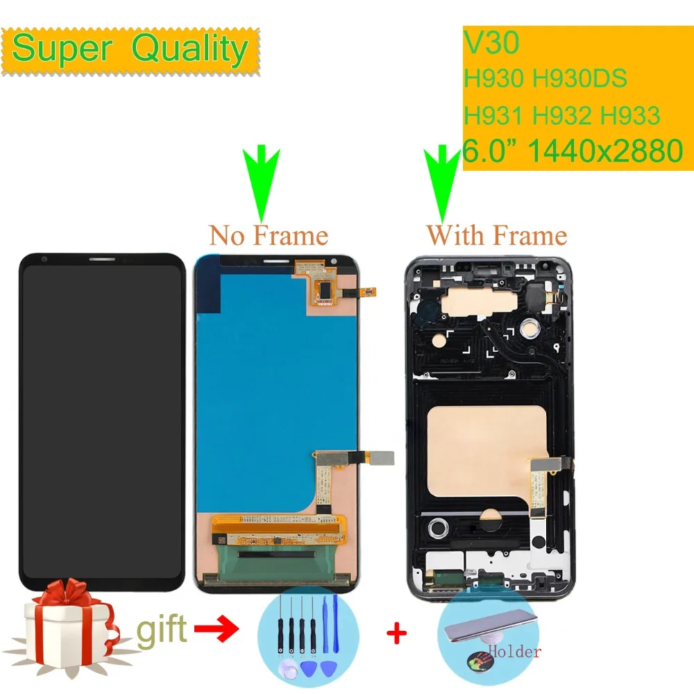 ЖК экран с дигитайзером для LG V30 дисплей H930 H930DS H931 H932 H933 VS996 LS998U US998 сенсорный