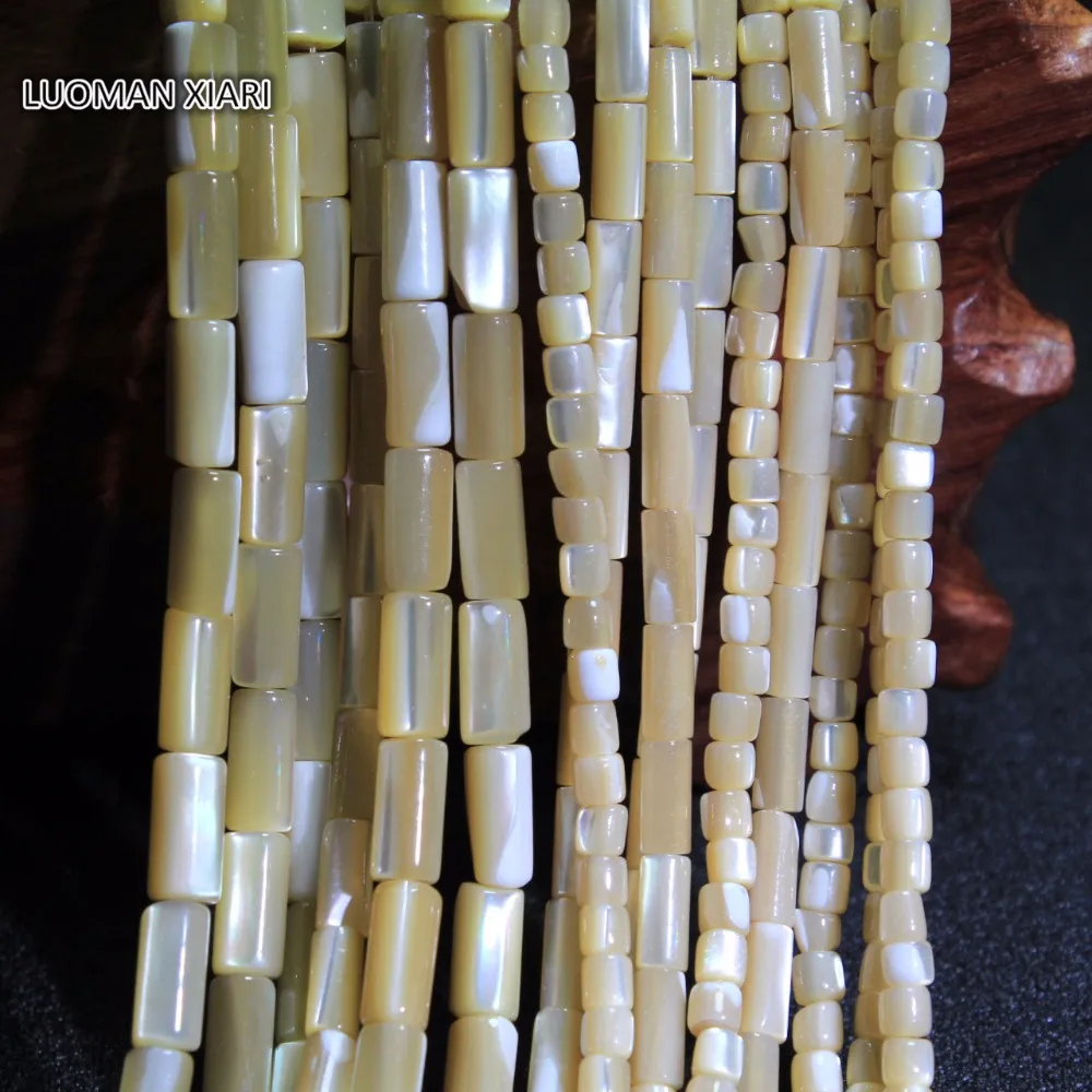 Натуральная цилиндрическая форма топ ракушка каменные бусины стандартное