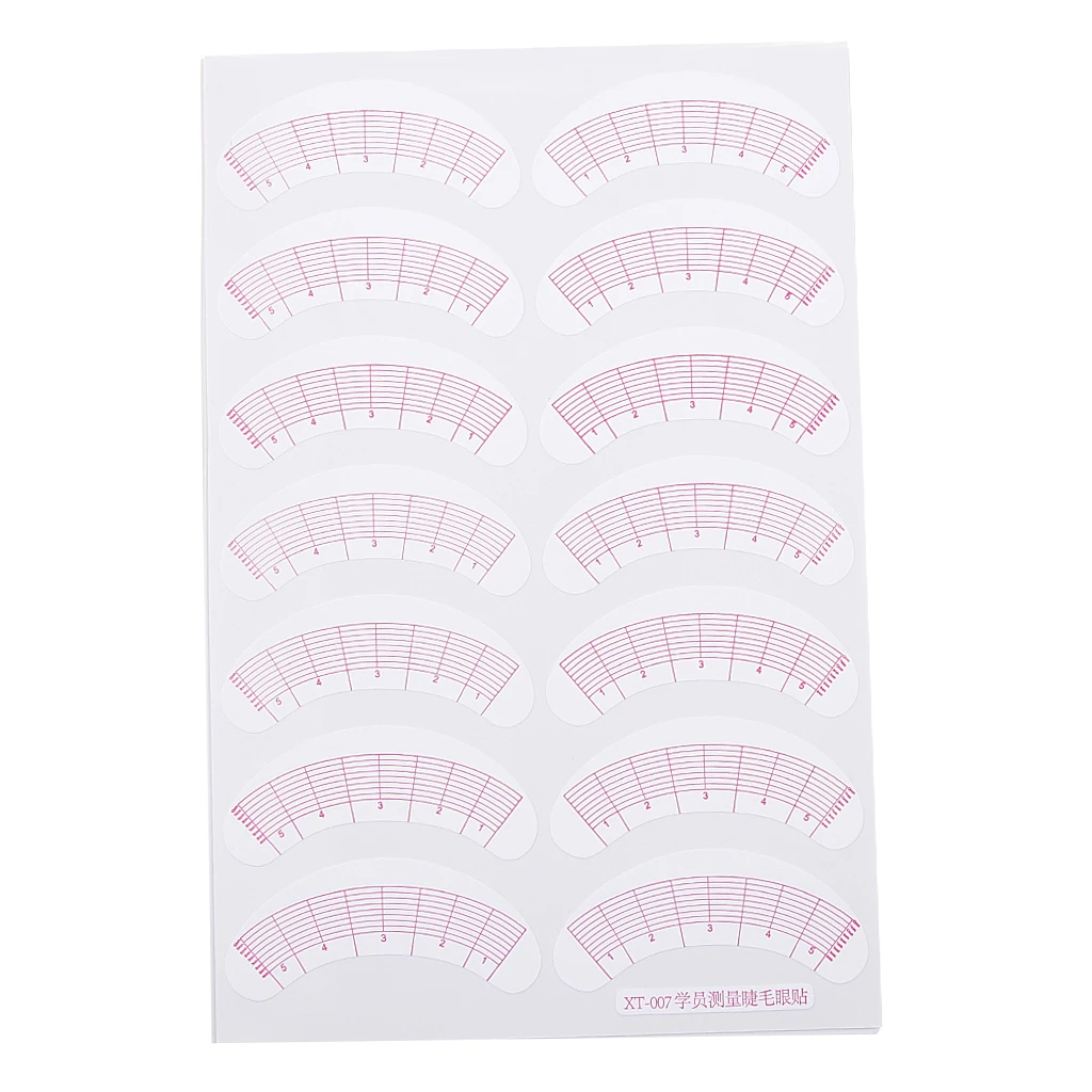 

35 Pairs Eyelash Extensions Pads Stickers Patches Tool Lashes Measurement