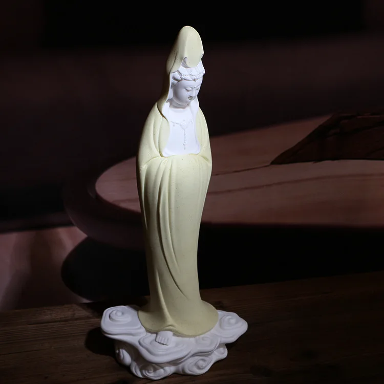 Guanyin Будда Бодхисаттва украшения Керамические изделия для гостиной дома