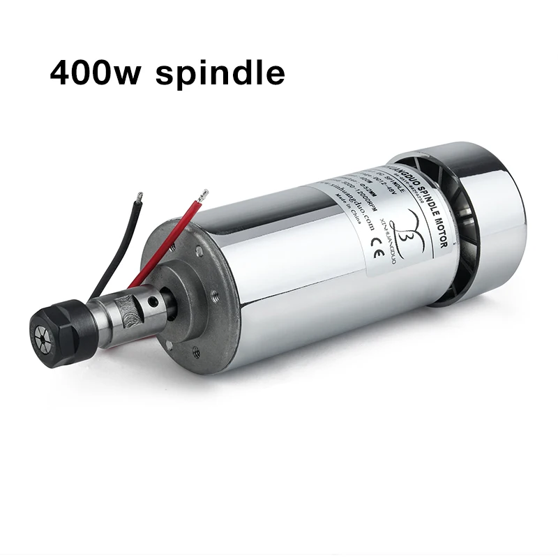 400W 200 Вт/300 Вт/400 Вт/500 Вт Шпиндельный двигатель шпинделя гравировального станка с воздушным охлаждением ЧПУ шпиндель постоянного тока мотор ЧПУ маршрутизатор мотор шпинделя - Цвет: 400W