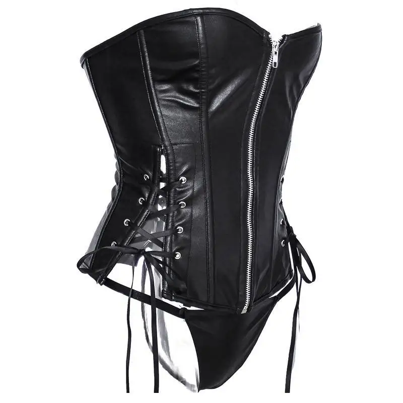 Корсет Женский черный без бретелек на молнии|overbust corset|corset overbustblack corset |