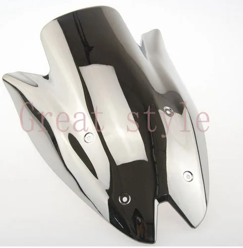 Новый мотоцикл лобовое стекло серебро для Kawasaki Z1000 Z 1000 2010 2011 2012 2013 10 11 12 13 ABS + винты болты|motorbike windshield|motorcycle