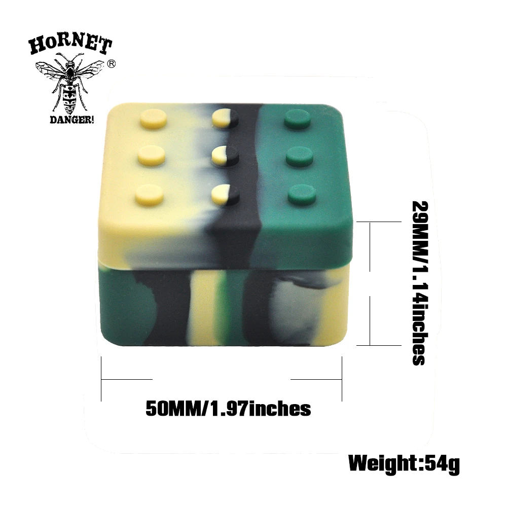 1 шт. индивидуальная квадратная силиконовая банка для хранения кубики контейнер