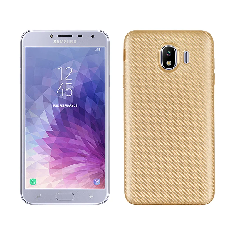 углеродные волокна узор силиконовый чехол на samsung galaxy j4 SM-J400F/DS чехлы мягкий