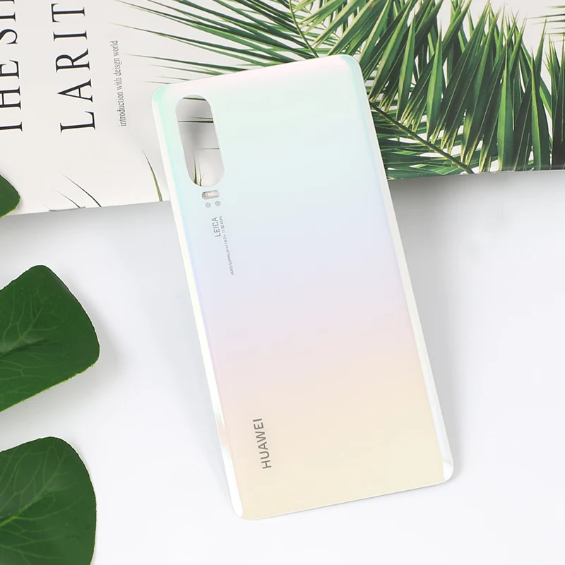 Fritillaria Официальный корпус батареи для huawei P30 Pro Чехол закаленное стекло задняя часть для huawei P30 Pro - Цвет: Fritillaria