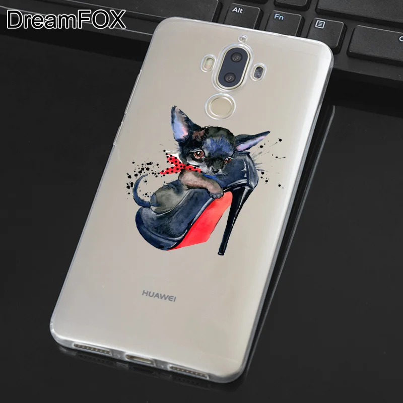 DREAMFOX M281 Мопс Собака Французский щенок бульдога Мягкий ТПУ силиконовый чехол для