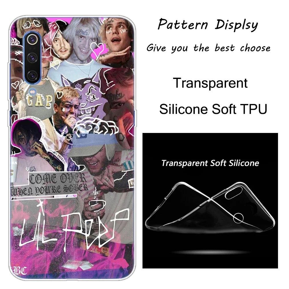 Lil открытым Rap хип силиконовый чехол для Xiaomi Pocophone F1 9T 9 9SE 8 A2 Lite A1 A2 Mix3 Redmi K20 7A Note 4 4X5 6 7 Pro S2 крышка - Цвет: 010