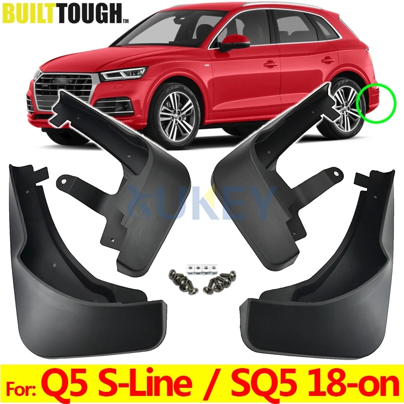 Брызговики для Audi Q5 FY S Line SQ5 2018 2019|Грязезащита| |