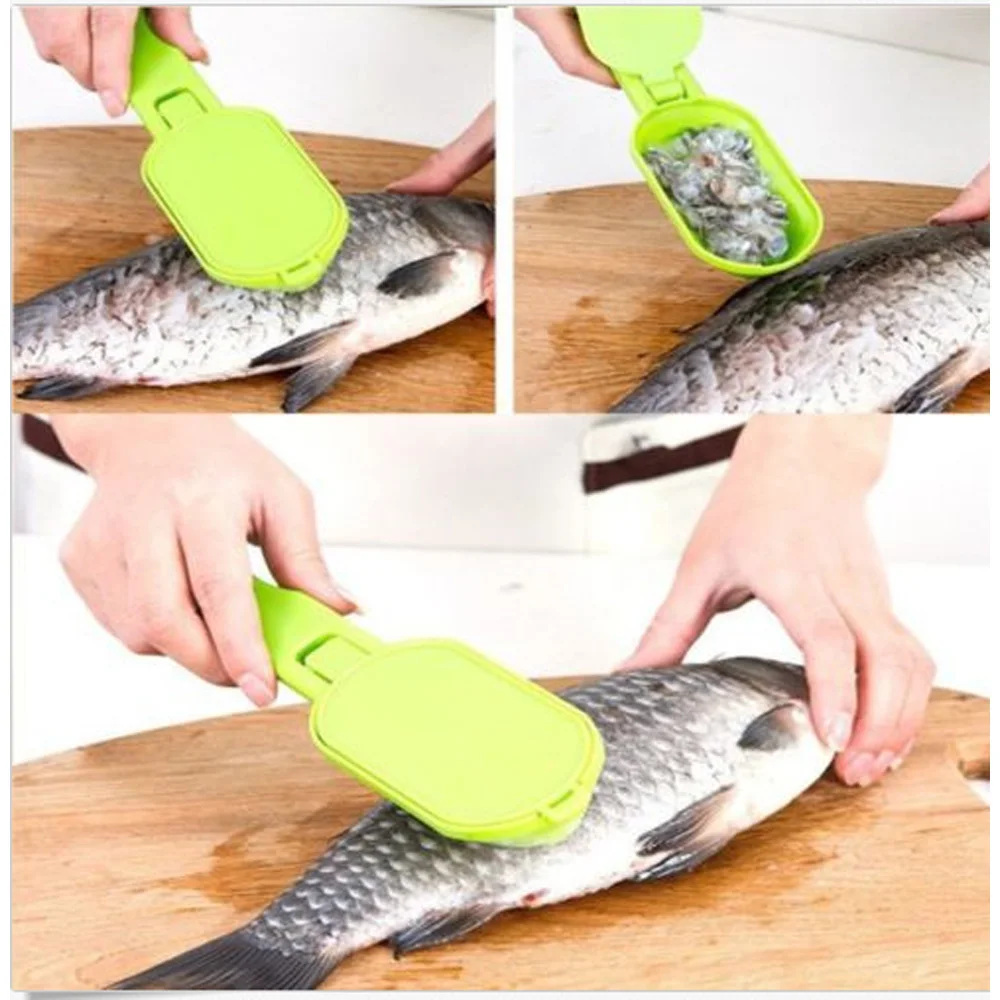 Practical Fish Scaler Scale Scraper Clam Opener for Cleaning Scraping Kitchen Gadgets Cooking Tools | Дом и сад