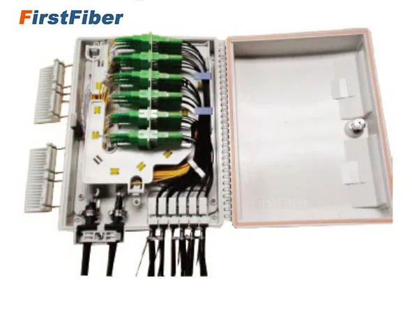 FTTH 24 ядра волоконно распределительная коробка порта канальный сплиттер Крытый