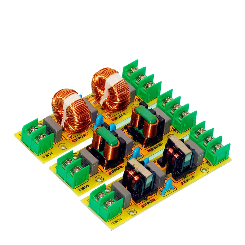 Двухступенчатый Гибридный EMI 2A 4A 15A высокочастотный сетевой фильтр блок питания собранная плата EMI сетевой фильтр розетка модуль