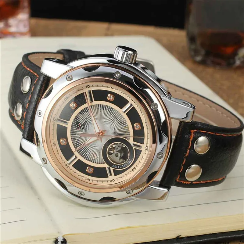 Forsining Для мужчин часы автоматические механические S Часы лучший бренд класса люкс