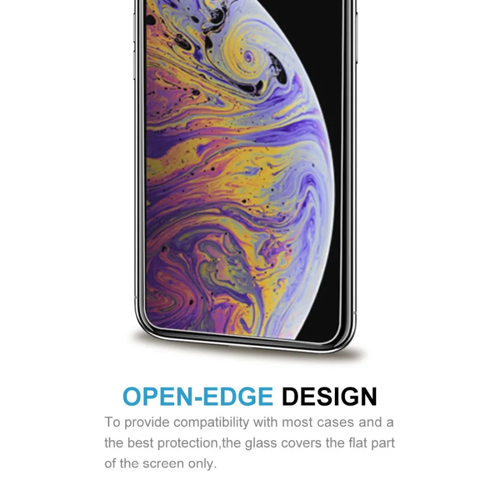 9H 2.5D Закаленное стекло для смартфона пленка экрана iPhone XS Max/XR/8 Plus/7 Plus/6 S