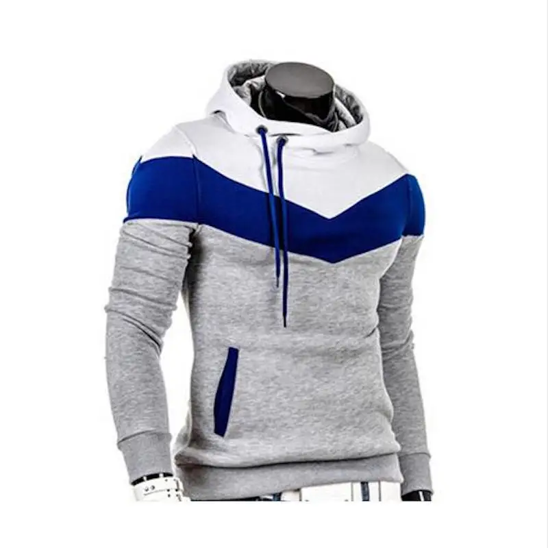 Новинка 2018 осенне зимний мужской тонкий плотный пуловер с капюшоном свитшоты