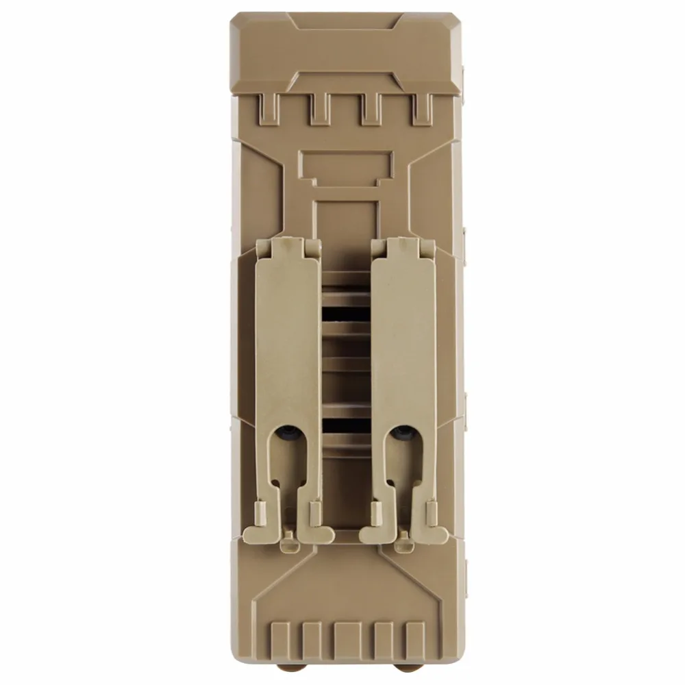 Тактический портснаряд для перезарядки магазина 10 патронов 12GA гильзы боеприпасов 12 калибра кобура для охотничьего ружья аксессуары для чехла оружия MOLLE Box on.