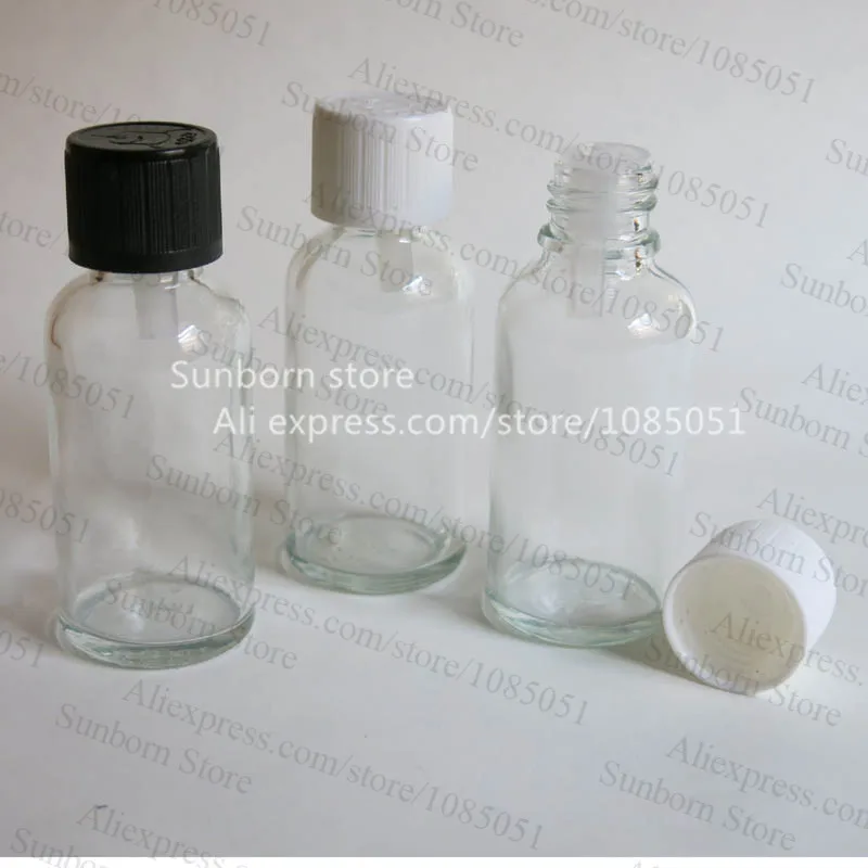 

500 X 30 cc clear essential oil bottle, 30ml flint glass bottle with dropper insert and screw cap, cosmetic bottle