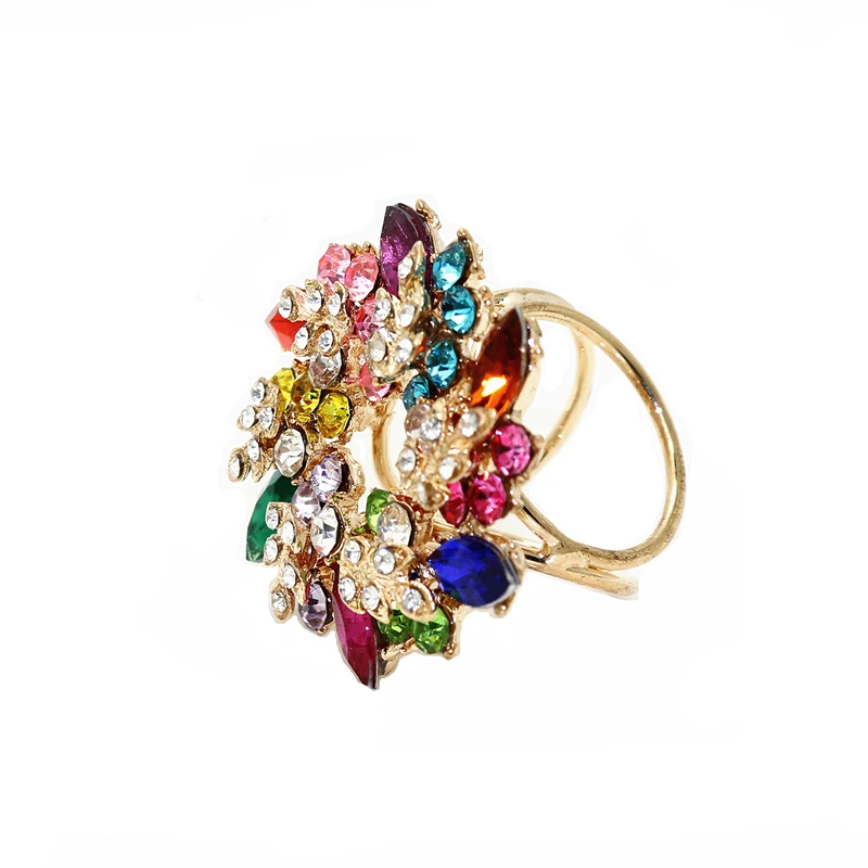 OneckOha акриловый камень цветок шарф зажим кристалл пашмины хиджаб петли булавка