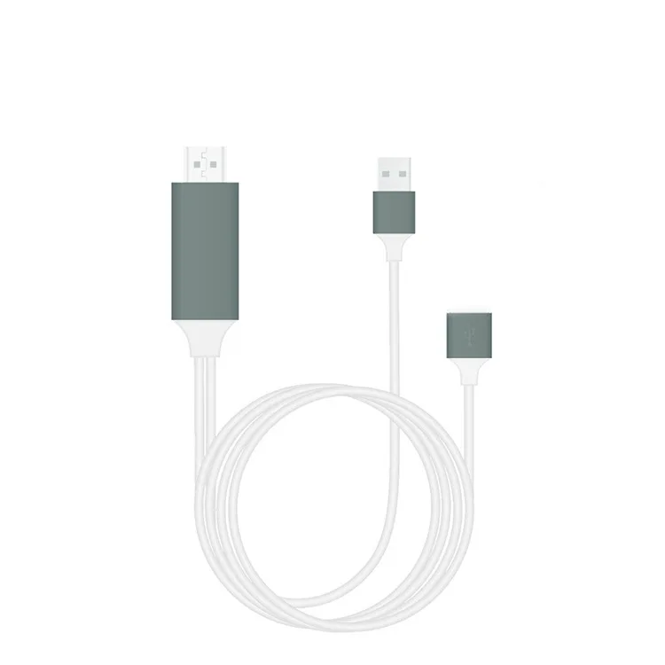 2 м 4K 1080P 3 в 1 HDTV MHL HDMI кабель для iPhone iPad к проектору/ТВ Type C Кабель адаптер|Кабели