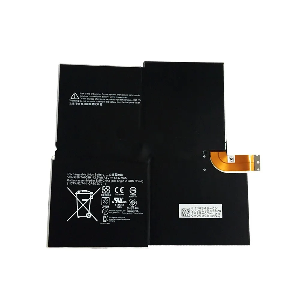 Аккумулятор для планшета JIGU G3HTA005H G3HTA009H для MICROSOFT Surface Pro 3 для Surface Pro4 PRO 3 1631 7,6 V 42.2WH