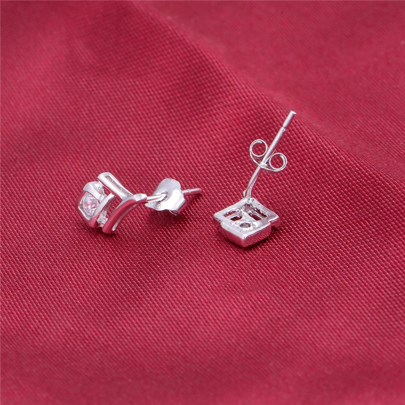 GW модные ювелирные изделия серьги из стерлингового серебра 925 пробы цветочный