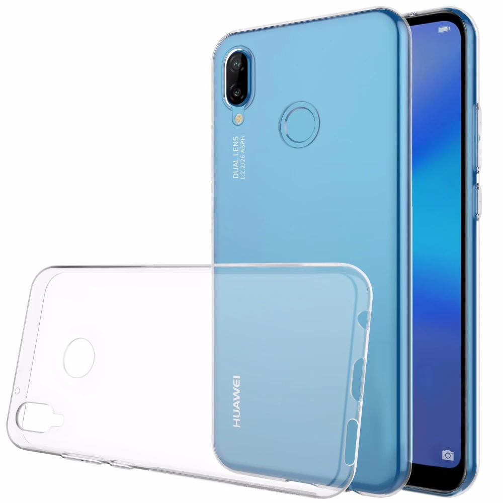 Чехол для Huawei Mate 20 Pro P30 P20 Lite Ультратонкий Мягкий Прозрачный силиконовый чехол из