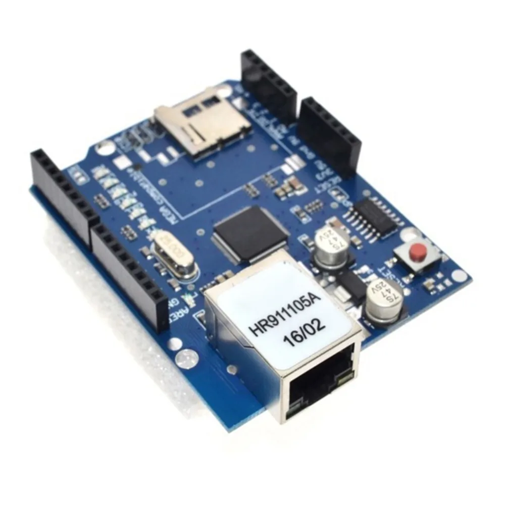 Высокая Ethernet щит W5100 макетная плата для Mega 2560 1280 328 UNR R3|Печатные платы| |