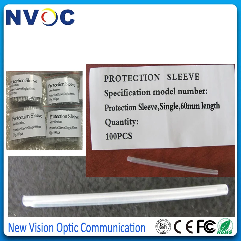 2000pcs/lot 45mm 40mm 60mm Single PIN Fiber Optic Fusion Protection Splice Sleeves Heat Shrink Sleeve Protector | Мобильные телефоны