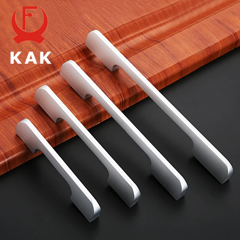 KAK космические ручки из алюминиевого сплава с винтом простая мода для ящика шкафа